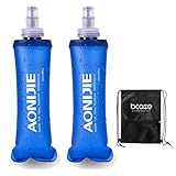 💧 FLEXIBLE: El bidón blando es flexible y reduce su volumen a medida que bebes. De esta forma se eliminan los derrames de agua y el rebote del líquido interior y se reduce el esfuerzo a la hora de beber. Ideal para corredores(as) que quieren hidratarse fácilmente durante la sesión deportiva. Ideal para Trekking, Senderismo, Running, Ciclismo y otras actividades al aire libre.