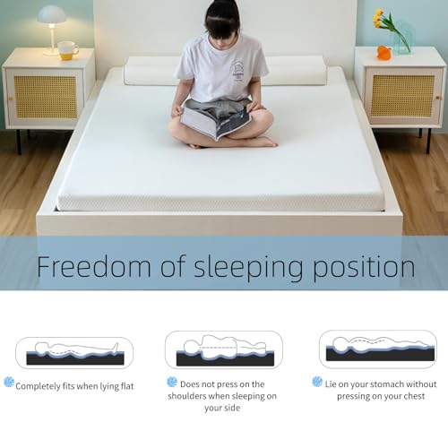 King Size Mattress, Z Odłączoną Osłoną I Poduszką, Dla Brytyjskich Małych Sypialni, Pojedynczego/podwójnego Rozmiar(Size:180cmX200cmX10cm)
