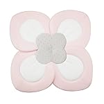 PandaEar Baby Bath Pad for Infant Newborn | Soft Flower Petals for Sink Bathtub Essentials Shower Gift (Pink)