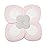 PandaEar Baby Bath Pad for Infant Newborn | Soft Flower Petals for Sink Bathtub Essentials Shower Gift (Pink)