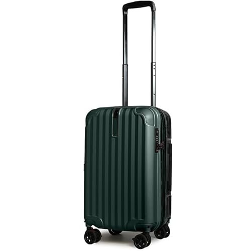 [プロエボ] ファスナーキャリー スーツケース ストッパー付き 機内持ち込み Sサイズ (エンボス/D.グリーン) [10002S] 福岡県 大木町 株式会社 レクサス