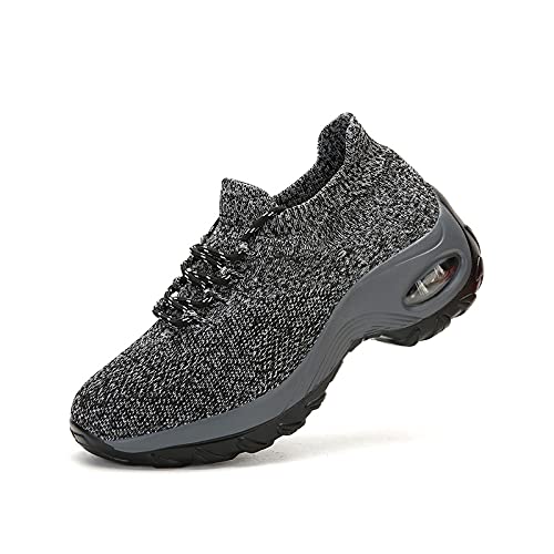 MEIION EasyWalk Pro Damen - Ergonomischer Schmerzlinderungs-Schuh Leichte Slip-On Sneaker für Freizeit - Atmungsaktiv, Luftgepolsterte Sohle, Fitness, Outdoor Laufschuhe