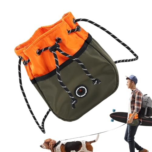 Portasnacks ajustable para alimentos secos de perros en bolsas de premios de deporte 2