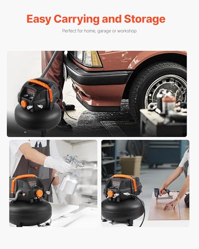 VEVOR 6 Gallon Pancake Air Compressor