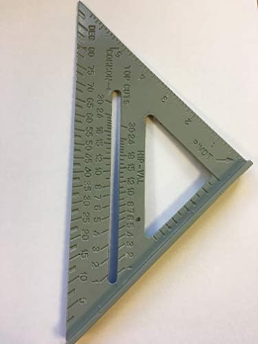 6" Heavy Duty Aluminium Square Measuring Tool Roofing Triangle Joinery