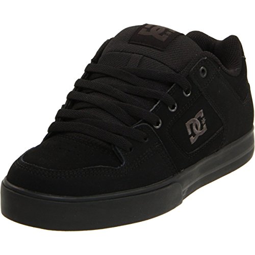 DC mens Pure Casual Low Top Skate Shoe, Black/Pirate Black, 13 US