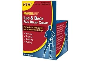 MagniLife Pain Relieving Foot Cream 4oz: Fast-Acting Relief for Leg & Back...