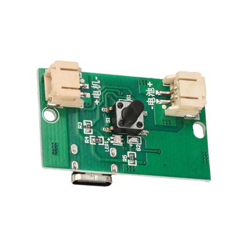 TOWARDSNAN Tablero de control de rociadores recargable con protección con textura PCB para regaderas eléctricas y herramienta de jardinería, tablero de control de pulverizador eléctrico recargable