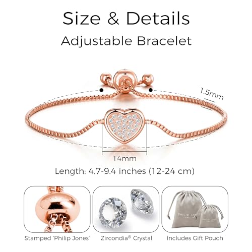 Philip Jones Bracciale dell'amicizia con pavé di