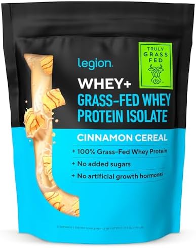 LEGION Whey+ Protein Whey Isolate from Grass Fed Cows - Whey Prot...