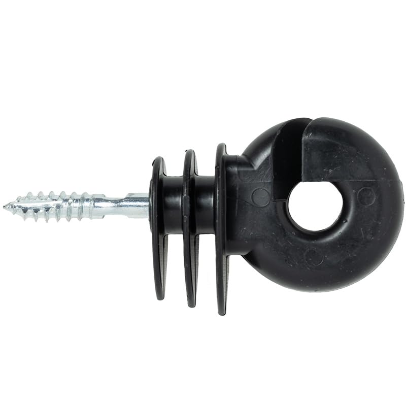 Miniatura 3 de Premier 1 TuffRing Screw-in Wood Post Insulator for Low-Tension Fences (Box of 65)