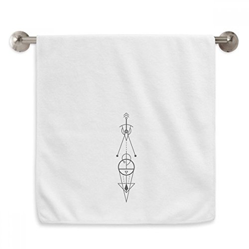 Serviette univers alien triangle résolvant le manque de douceur pour peau sensible - 2