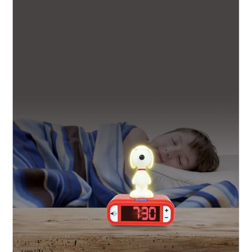 LEXiBOOK, Snoopy Nightlight Alarm Clock, RL800PN by LEXiBOOK - Used condition - Image 5