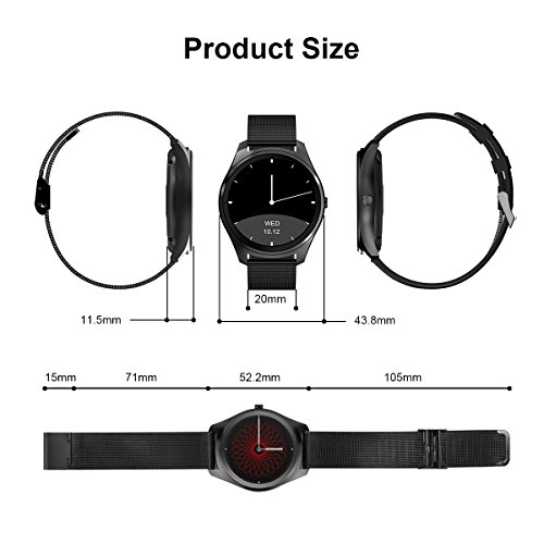 Diggro DI03 Smartwatch Bluetooth Siri Reloj inteligente Ultra-fino ...