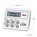 CDN Multi-Task Timer & Clock | Counts Up & Down, 24 Hours by Hours, Minutes & Seconds, Memory, Clock, Stopwatch, Stand, Hang, Magnet Mounting - TM8