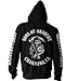 Sons of Anarchy SOA Full CA Backprint Zip Hood (Black), Large