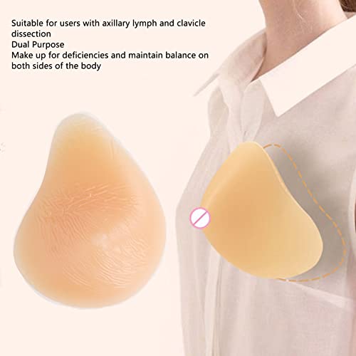 Peito de prótese, forma de silicone em forma espiral, inserções de sutiã de prótese artificial, seio
