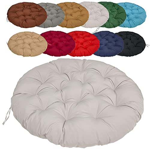 Garden Bench Cushion 170cm/66.92in Soft Padded Seat Pad Stitched Outdoor Cushion Comfortable Grey Beer Bench Pads for Patio & Garden Furniture