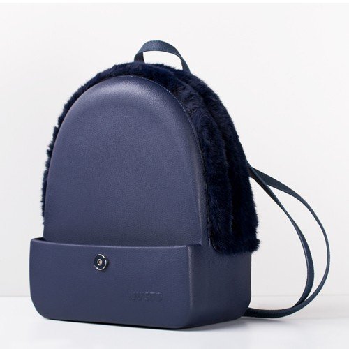 JU'STO Justo backpack J-PACK ECOFUR BLUE