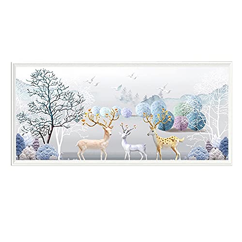 Diamond painting grande point de croix arbre pour sublimer votre grand salon moderne