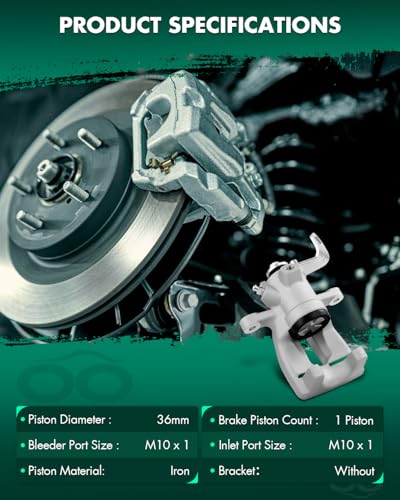 Image of SCITOO 19-3318 Rear Right Disc Brake Caliper Fit For Mini For Cooper 2007-2015, Single Piston