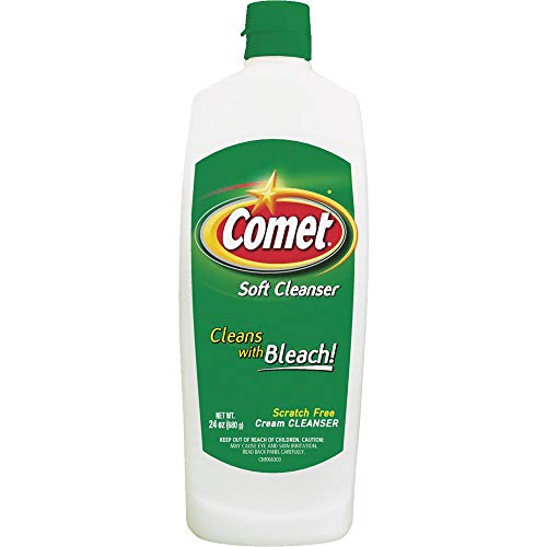 comet stainless steel cleaner - Comet Soft Cleanser Scratch Free Formula 24oz (678112560325)