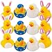 Fun Express Easter Rubber Ducky Party Favors - 12 Pieces