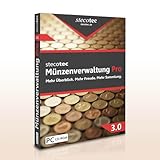 Münzen Software - Stecotec Münzen-Verwaltung Pro 3 - Programm f. Ihre Münzsammlung - Numismatik - Datenbank - CD-ROM