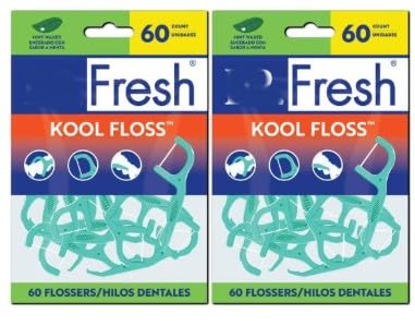Amazon.com : Dr~Fresh Kool Floss Waxed Dental Floss Picks in Easy