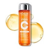 Vitamin C Facial Toner 130ml, 5X Vitamin C with Niacinamide & Hyaluronic Acid, Daily Hydrating Toner to Improve Skin Texture, Balance pH and Enhance Glow