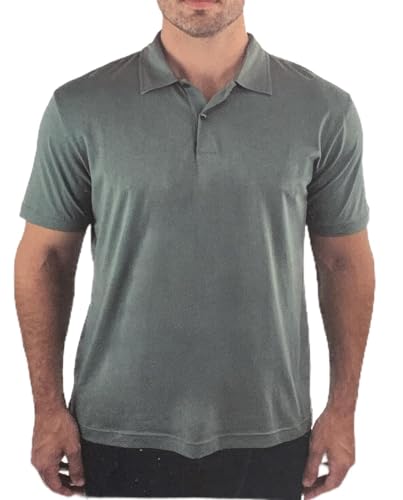 Jachs New York Men's Pima Cotton Lightweight Summer Short Sleeve Polo Shirt