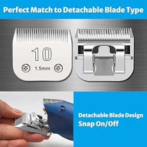 Size-10-Clipper-Blade-Dog-Grooming-Fits-for-Most-Andis-dog-clippers-Wahl-KM-Series-and-Oster-A5-15mm-116-inch-Length - Cucciolini Doodles Size-10-Clipper-Blade-Dog-Grooming-Fits-for-Most-Andis-dog-clippers-Wahl-KM-Series-and-Oster-A5-15mm-116-inch-Length