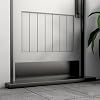 National Hardware N270-352 Door Kickplate - 8 x 34 Aluminum Matte Black Finish with Easy Surface Mounting Hardware Included