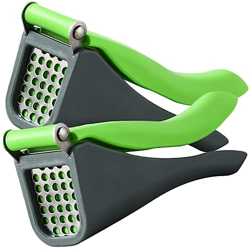 ABOOFAN Presser Garlic Mincer Prensa y Rebanador De Ajo Herramienta Para Ajo Acero Inoxidable