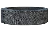 Echtleder - Rind-Spaltleder Lederriemen Rindsleder \'Velours-Snake\', weiches Velourleder, Wildleder Riemen, Farbe:dunkelgrau, Breite:3.5cm breit