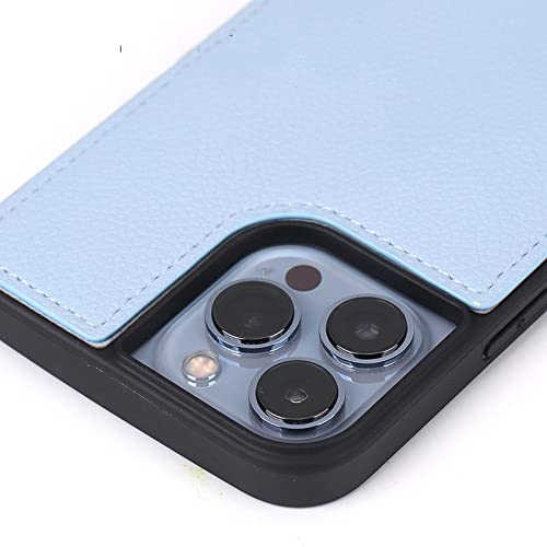Coque iPhone 14 avec cordon et porte-carte intégré en silicone vert - 5