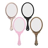 Miroir de poche à usage flexible : ce miroir de maquillage de poche vous permet de contrôler l’angle de vue. idéal pour les cils, la coiffure ou une petite retouche maquillage une réunion importante. miroir rétro portable, parfait comme cadeau