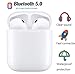 Produktbild Bluetooth 5.0 Kabellose Kopfhörer, Touch-Kopfhörer mit Mikrofon, automatische Kopplung, Noise Cancelling 3D Stereo wasserdichte Sport-Headset-Kopfhörer für Apple Airpods Android/iPhone