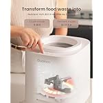4L Electric Composter for Kitchen, Smart Countertop Compost Bin, Odorless | Low Noise | Auto-Cleaning | Turn Food Waste into Fertilizer, Indoor Food Waste Compost Machine, White - Image 3