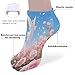 VstaDank Angel And Roses Ankle Socks 5 Pairs Fashion Invisible Low Cut Sock for Adult Casual Short Sock Soft Cozy No Show Socks
