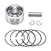 GOOFIT 57.4mm Piston Ring Assembly Kit for GY6 157QMJ ATV Go Kart Moped Scooter