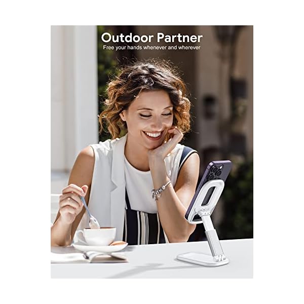 OMOTON-Foldable-Cell-Phone-Stand-Fully-Portable-Phone-Stand-for-Deak-Cell-Phones-Accessories-Height-Adjustable-Mobile-Phone-Holder-Stand-with-Charging-Hole-Compatible-with-All-Smart-Phones-White OMOTON-Foldable-Cell-Phone-Stand-Fully-Portable-Phone-Stand-for-Deak-Cell-Phones-Accessories-Height-Adjustable-Mobile-Phone-Holder-Stand-with-Charging-Hole-Compatible-with-All-Smart-Phones-White