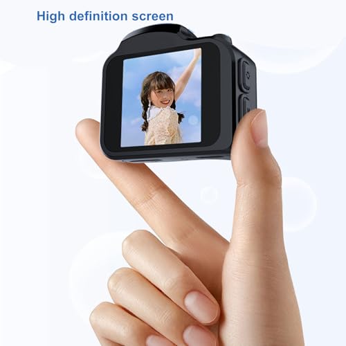 Cámara digital pequeña 64MP 4K con pantalla 1.54" y luz miniatura 4