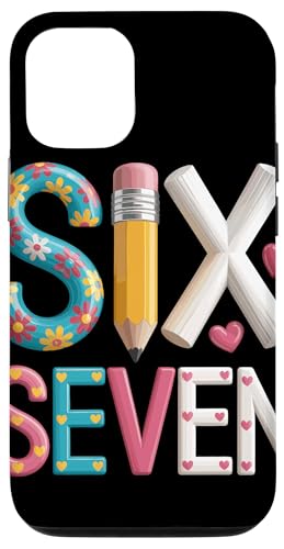 Six Seven ���M �`���[�N �n�[�g ���w�Z �q�� ���w�� ���� �X�}�z�P�[�X iPhone 12/12 Pro �p