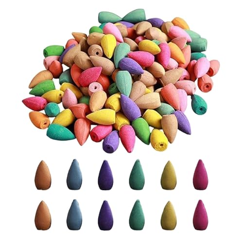 450 PCS conosincienso,inciensode reflujoconos,inciensoconagujeroenelcentro,conosinciensoreflujocascada,Conos de reflujoincienso,inciensoconosderetorno,para Quemador de Incienso (Mixto)