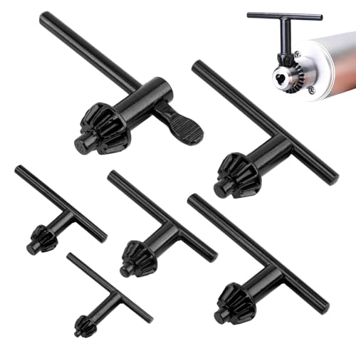 6 Pièces Universelle Clés de Mandrin de Perceuse Clés à Mandrin, pour Perceuse Électrique de serrage Outil, Perceuse Électrique