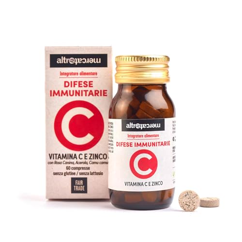 ALTROMERCATO - Difese immunitarie Vitamina C e Zinco - 60 compresse - 42 g