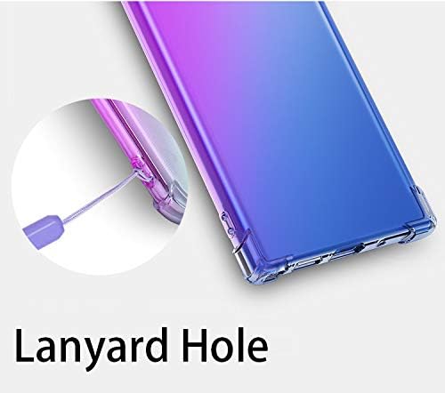 Galaxy Note 10 Plus Case, UBESTY [3 Pack] Gradient Shock Absorption Flexible TPU Soft Edge Bumper Anti-Scratch Slim Protective Cases for Samsung Galaxy Note 10 Plus (3-PCS, Multicolor)