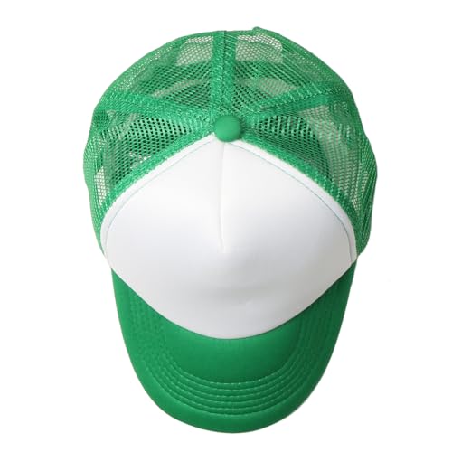 Image of TZ Promise Men Women Foam Trucker Hat Mesh Cap Solid Colors Lightweight with Adjustable Snapback Collection