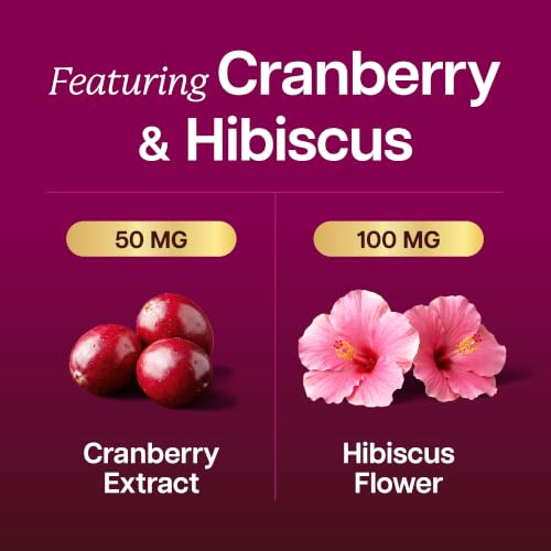 Image of D Mannose with Cranberry, Drug-Free Urinary Tract Health Support, Vegan | Evidence-Based DMannose 1300mg for Urinary & Bladder Health for Women, D Mannose Supplements for Women & Men, 60 Capsules